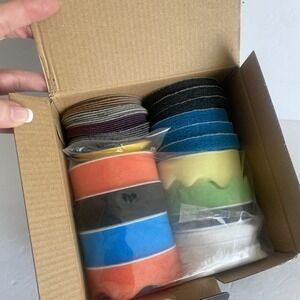 Car Headlight Restoration Kit, 3 Inch Polishing Sanding Discs with 41 PCS
